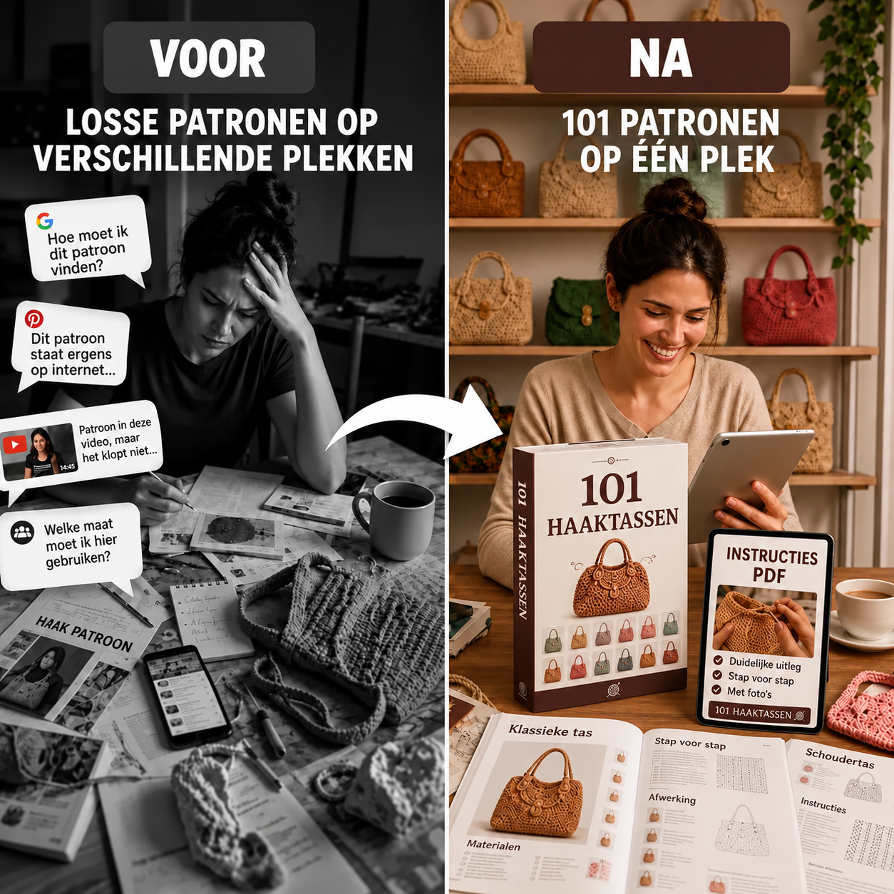 Verspil geen uren aan het zoeken naar losse patronen